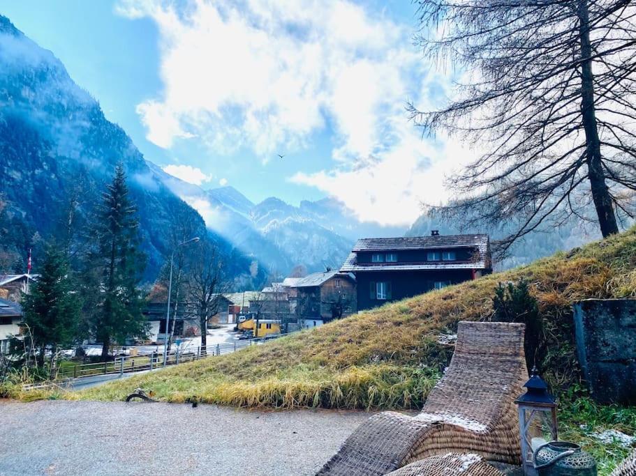 Cozy Apartment In Vintage House In Kandersteg Exteriör bild