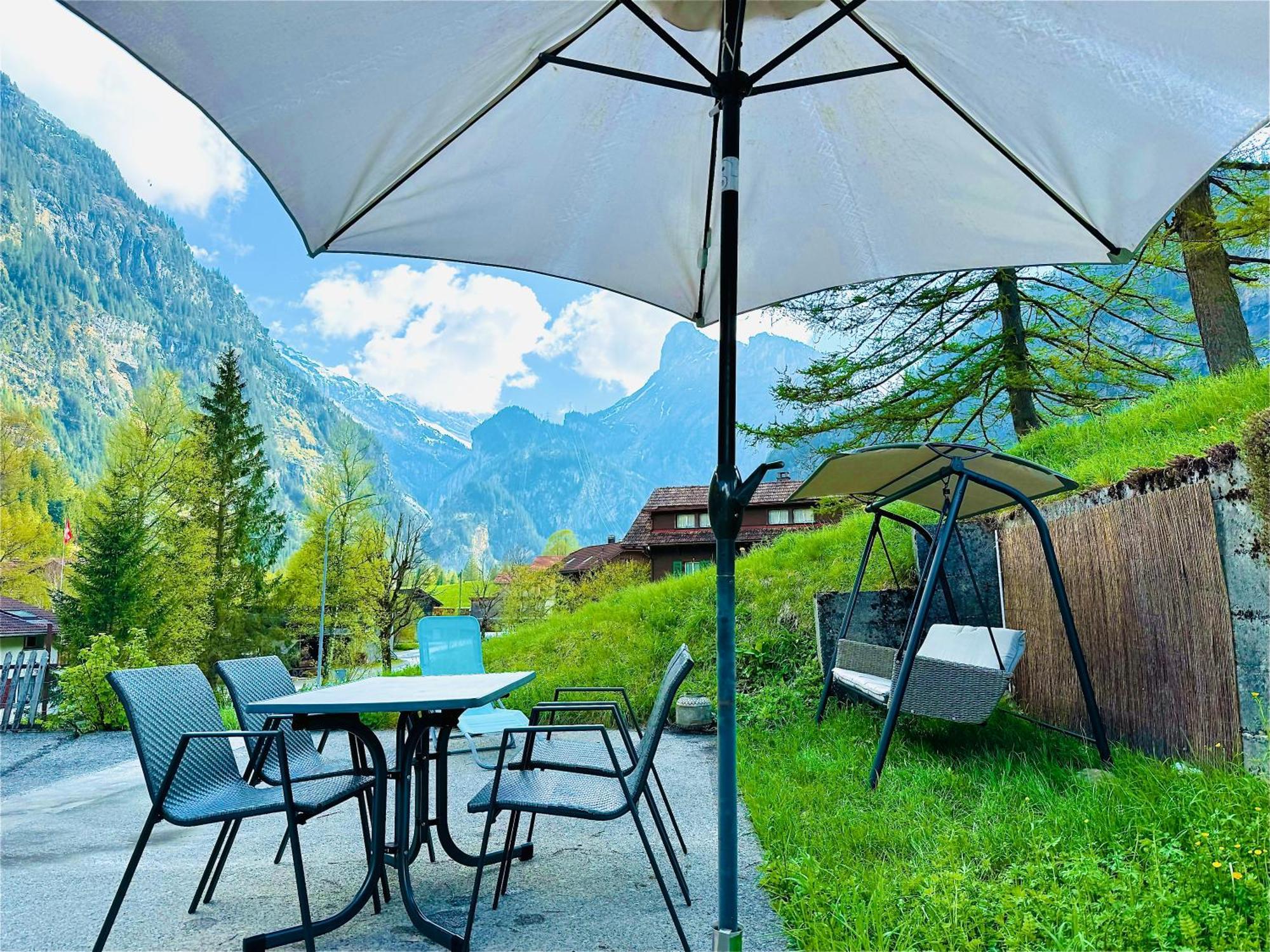 Cozy Apartment In Vintage House In Kandersteg Exteriör bild