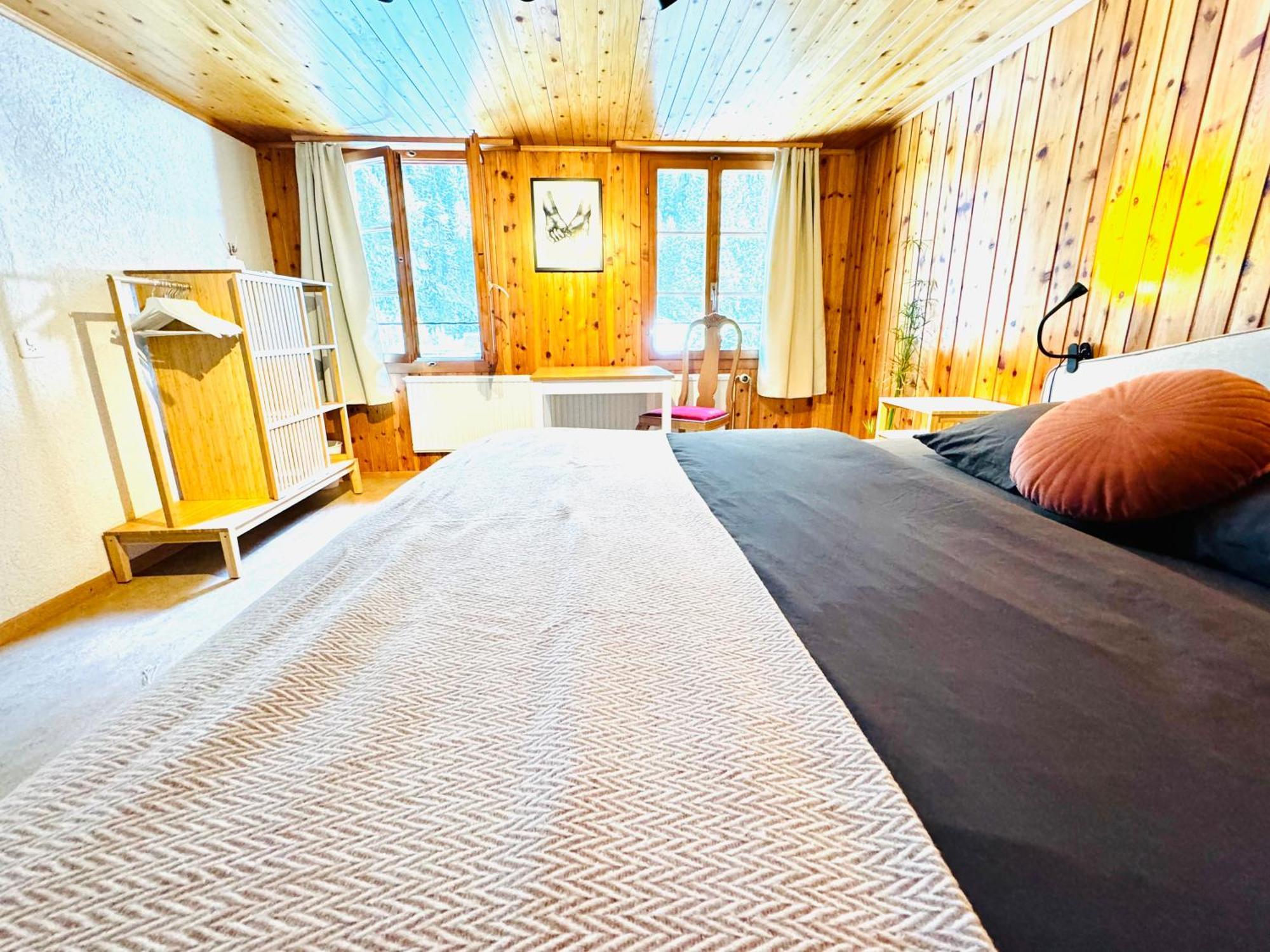 Cozy Apartment In Vintage House In Kandersteg Exteriör bild