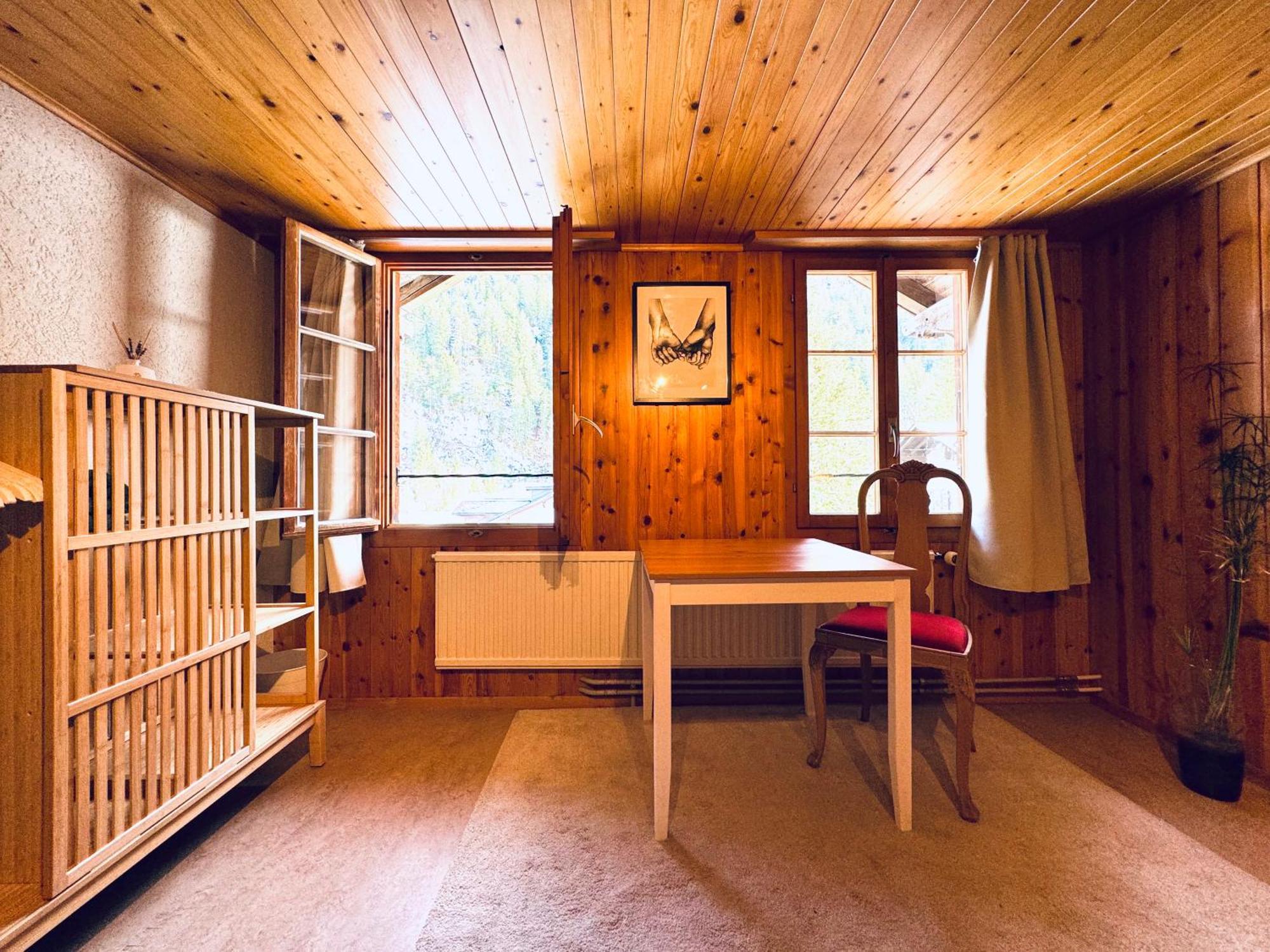 Cozy Apartment In Vintage House In Kandersteg Exteriör bild
